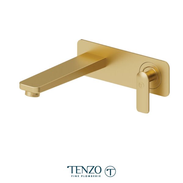 Wall mount lavatory faucet