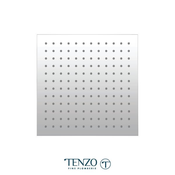 Ceiling shower head square 30x30cm [12po] chrome