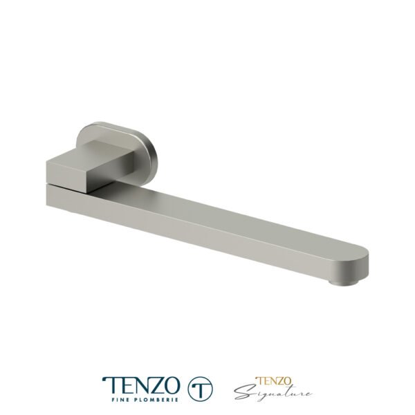Wall mount diverter swivel spout 30cm [12in] brass